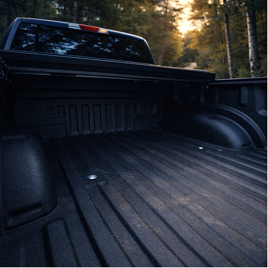 Pickup truck bed coating