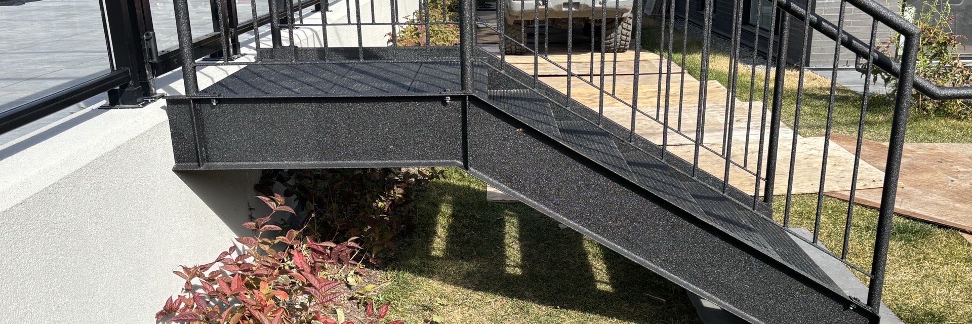 Stairs — non-slip polyurea